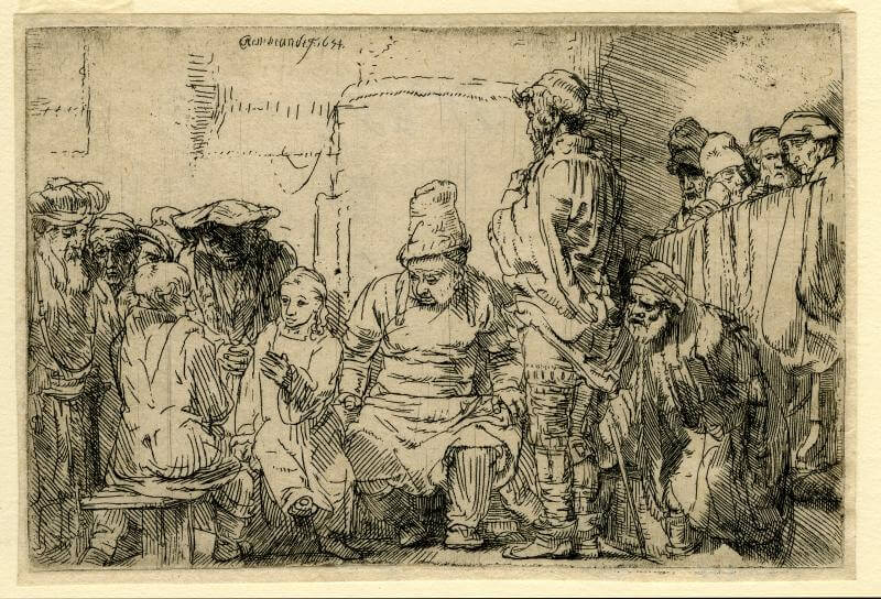 Christ Disputing with the Doctors, 1652 by Rembrandt