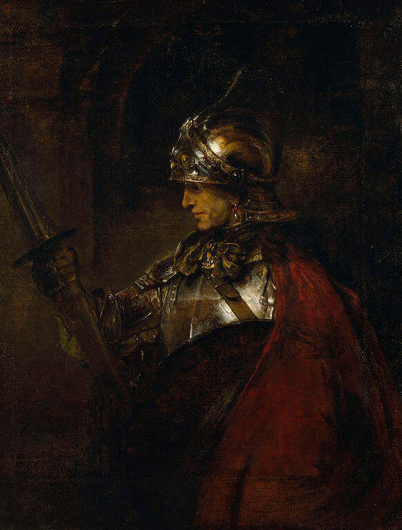 A Man in Armour, 1655 by Rembrandt