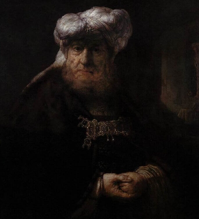 Head of an Oriental, 1635 by Rembrandt