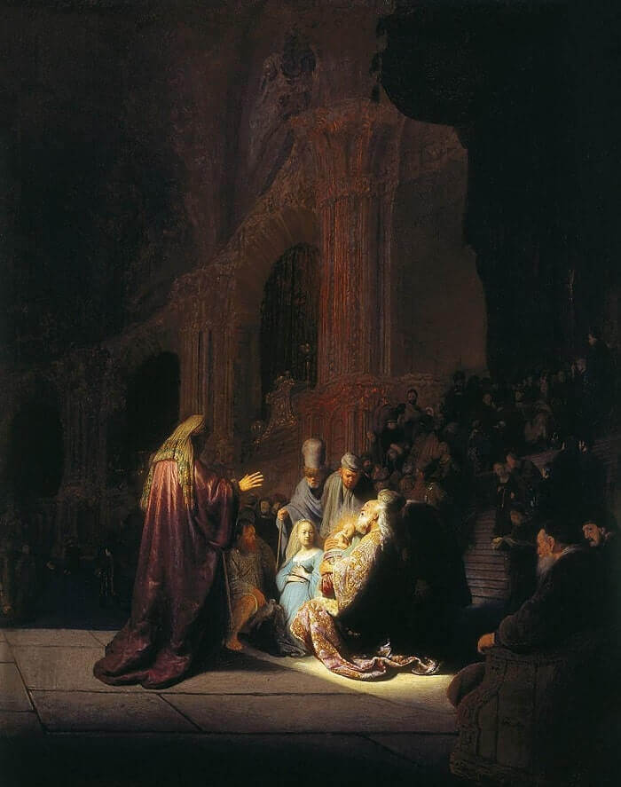 Presentation of Jesus in the Temple, 1631 by Rembrandt
