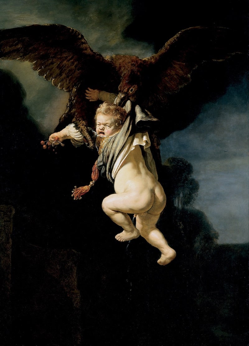 Rape of Ganymede by Rembrandt