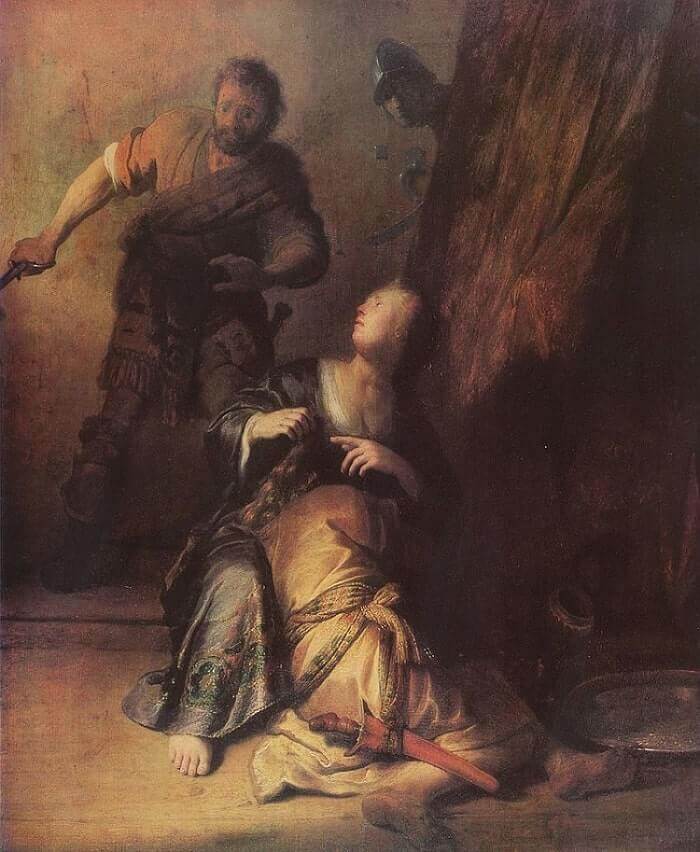 Samson and Delilah, 1629 by Rembrandt