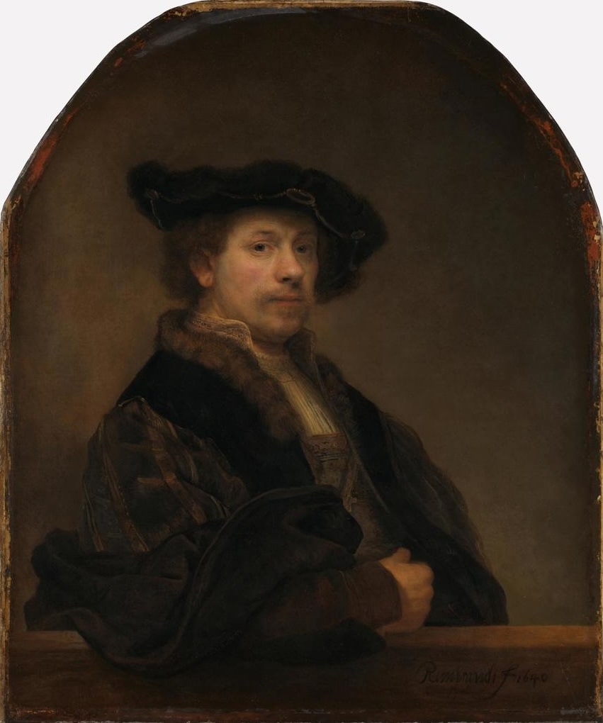 Self Portrait at Age 34 by Rembrandt van Rijn