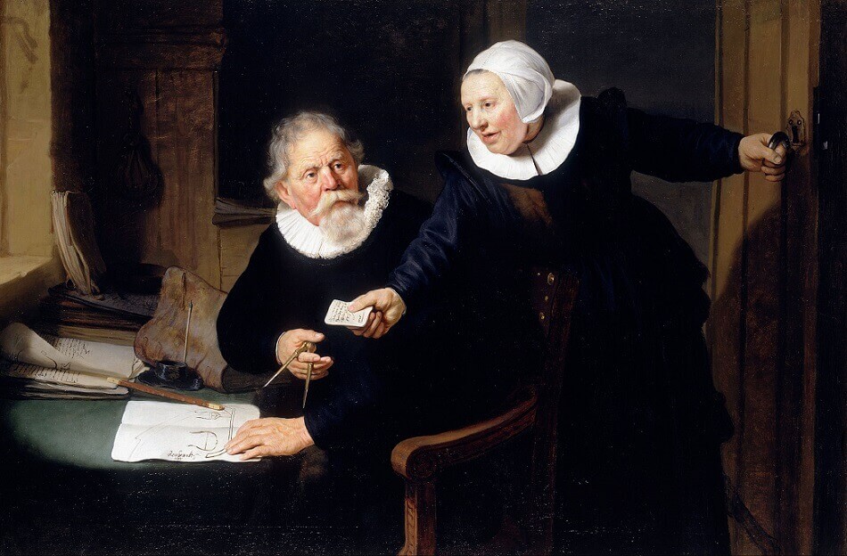 Shipbuilder and his Wife, 1633 by Rembrandt