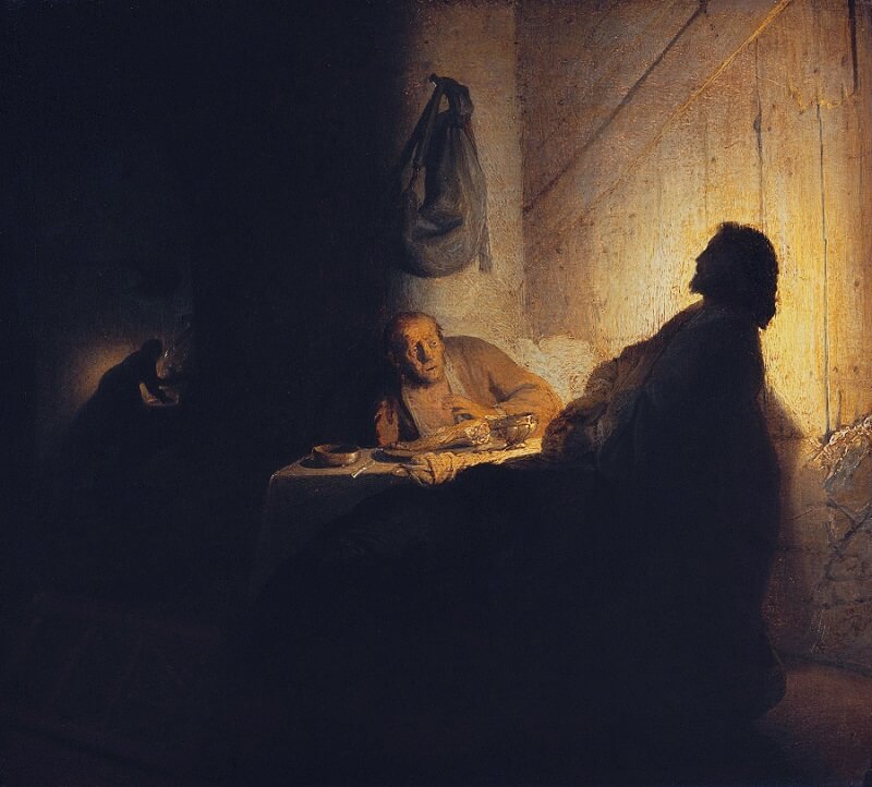 Supper at Emmaus, 1628 by Rembrandt
