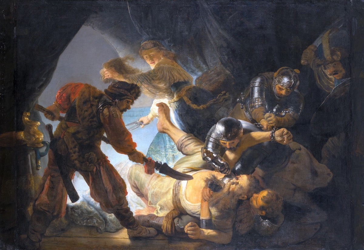 The Blinding of Samson by Rembrandt