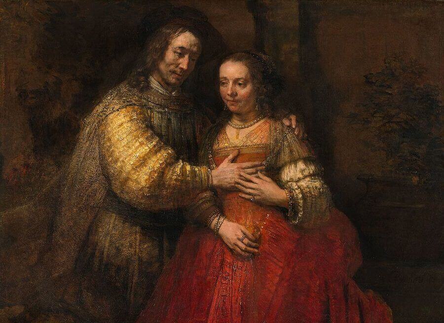 The Jewish Bride, 1662 by Rembrandt van Rijn