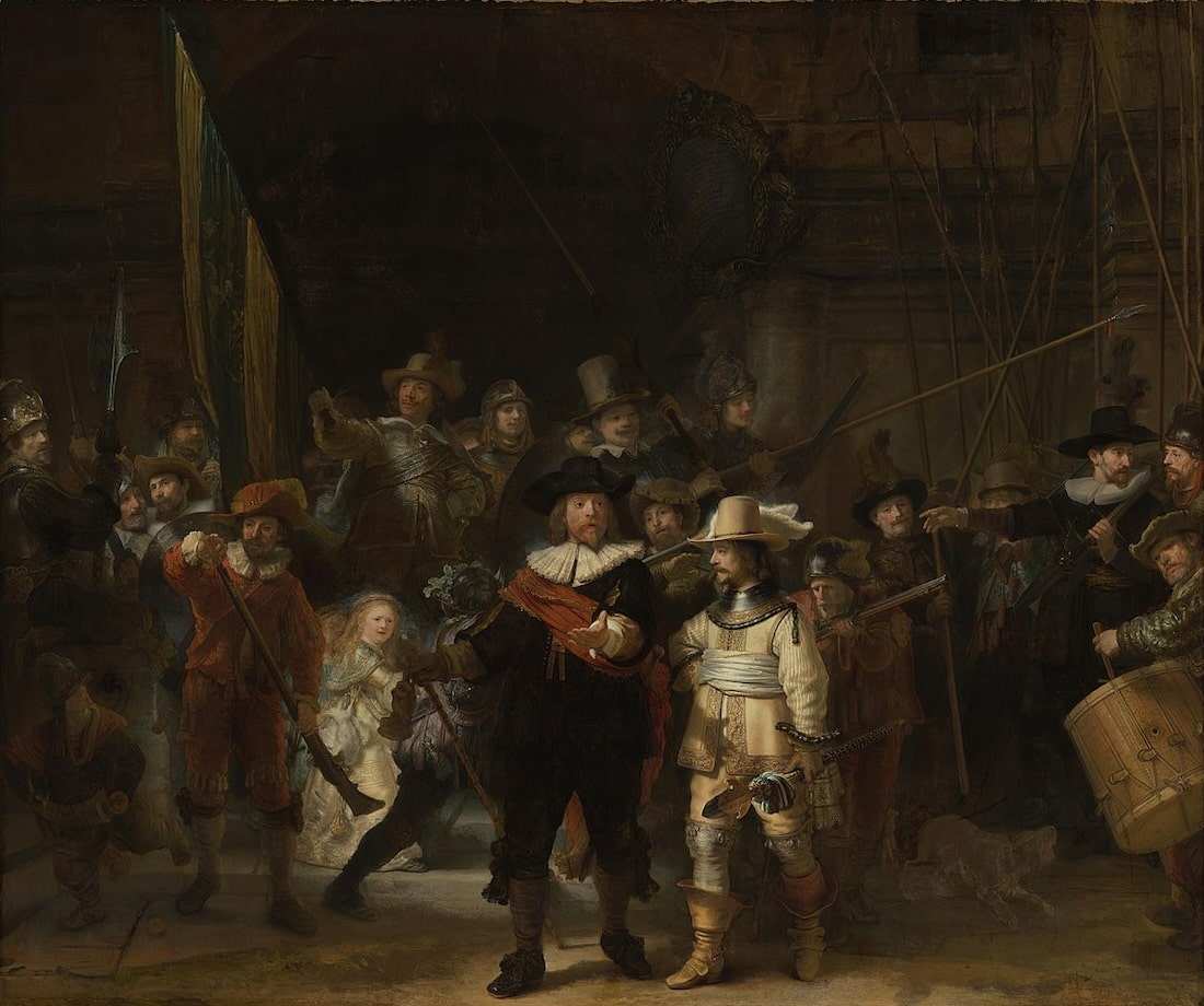 The Night Watch, 1642 by Rembrandt van Rijn