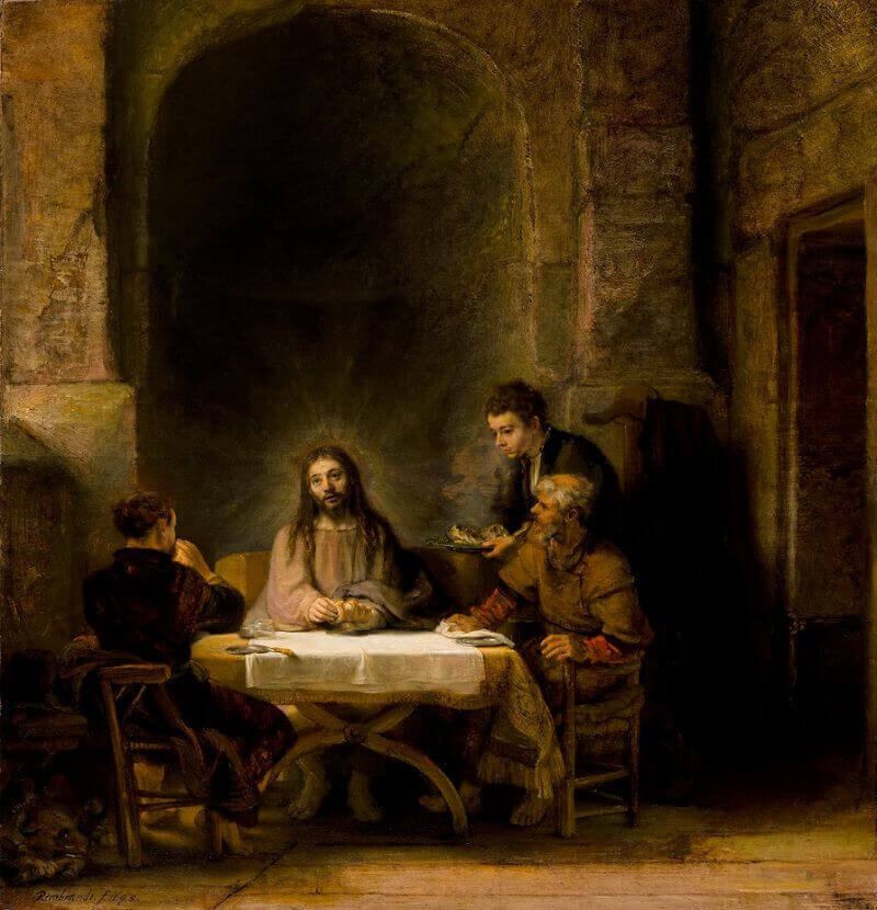 The Supper of Emmaus by Rembrandt