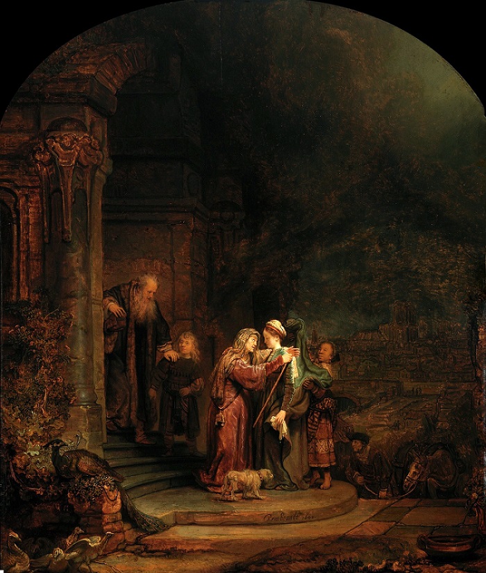 The Visitation, 1640 by Rembrandt
