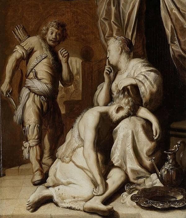 Samson and Delilah, 1629 by Jan Lievens