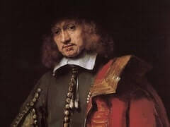 Jan Six, 1654 by Rembrandt