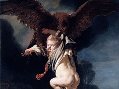 Rape of Ganymede by Rembrandt