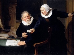 Shipbuilder and his Wife by Rembrandt