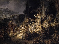 St John the Baptist Preaching by Rembrandt