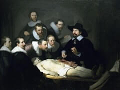 The Anatomy Lesson of Dr Nicolaes Tulp by Rembrandt