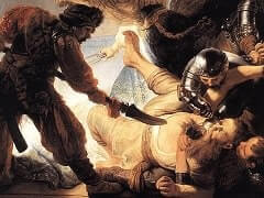 The Blinding of Samson by Rembrandt