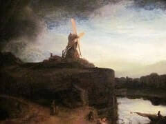 The Mill by Rembrandt