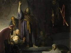 he Raising of Lazarus by Rembrandt
