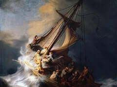 The Storm on the Sea of Galilee by Rembrandt