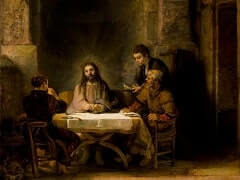 The Supper of Emmaus by Rembrandt